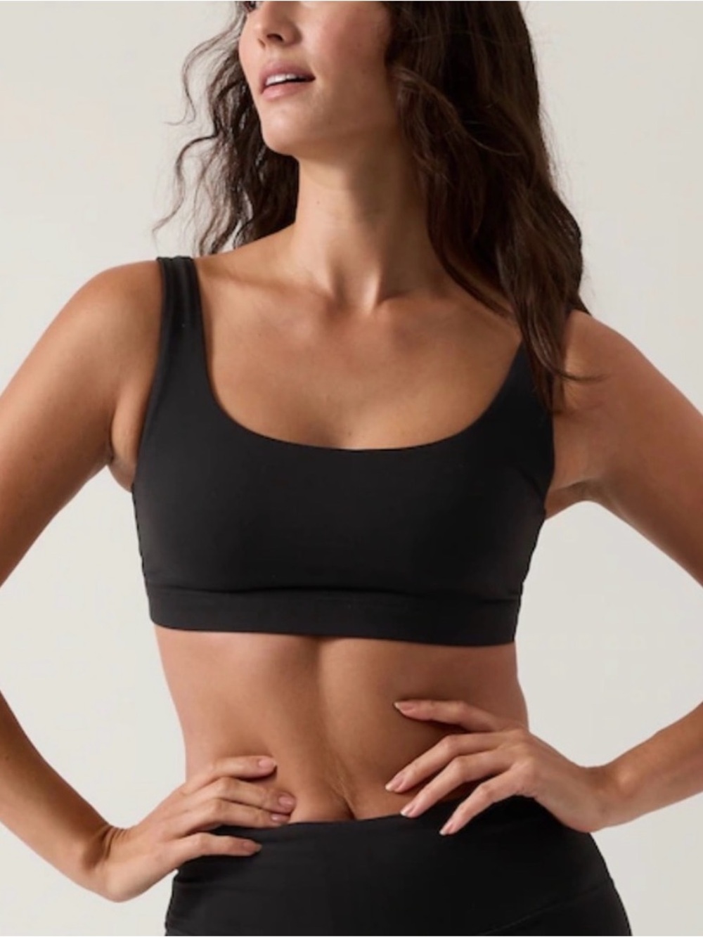 Athleta Black Exhale Sports Bra